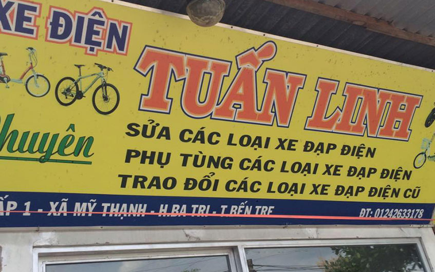 Cửa hàng bán xe điện cũ Tuấn Linh